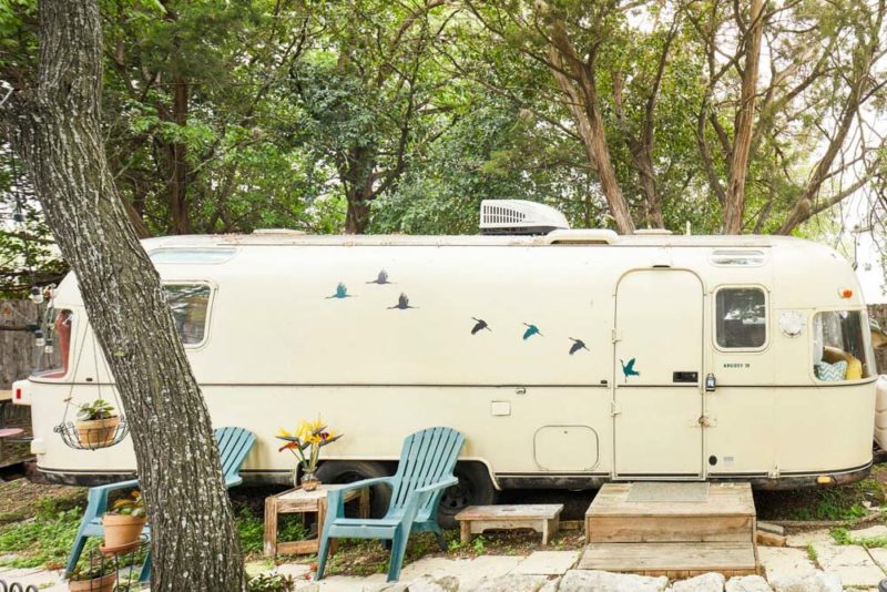 Best Airbnbs in Austin, Texas: Vintage Airstream Trailer