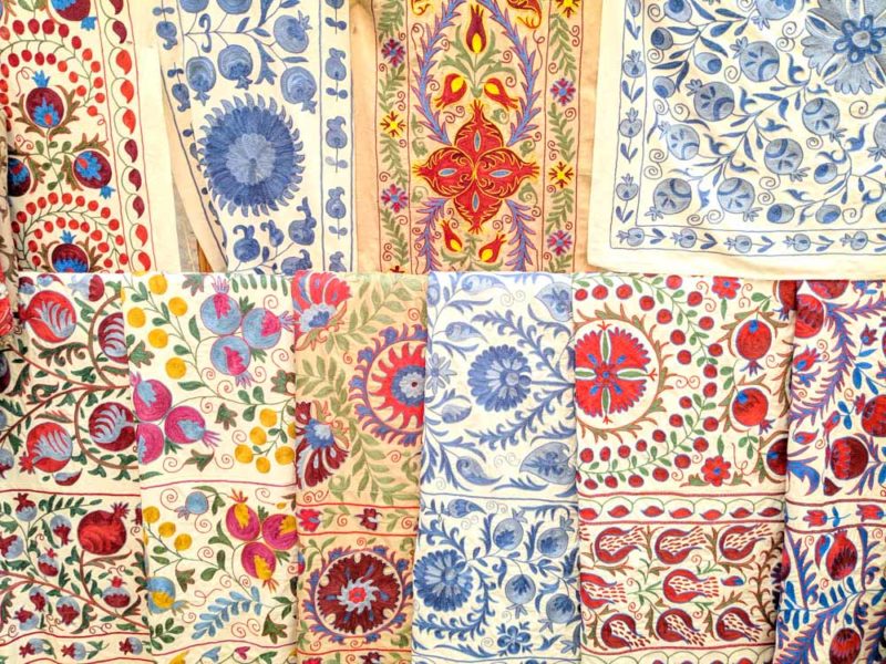 Best Travel Souvenir Ideas: Suzanis in Uzbekistan