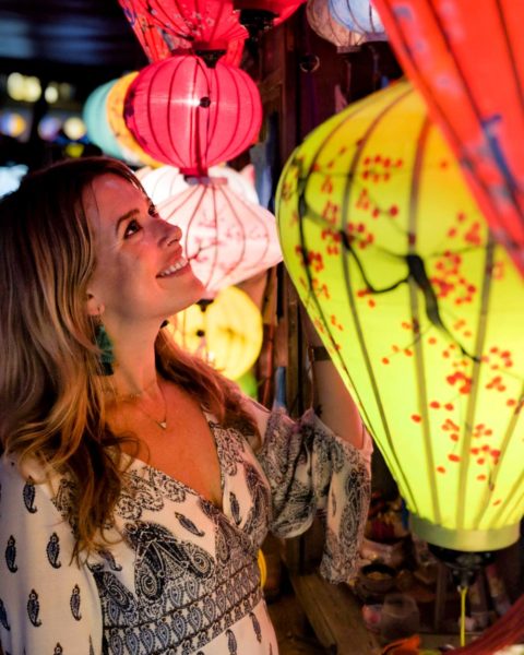 Best Travel Souvenir Ideas: Vietnamese Silk Lanterns in Hoi An