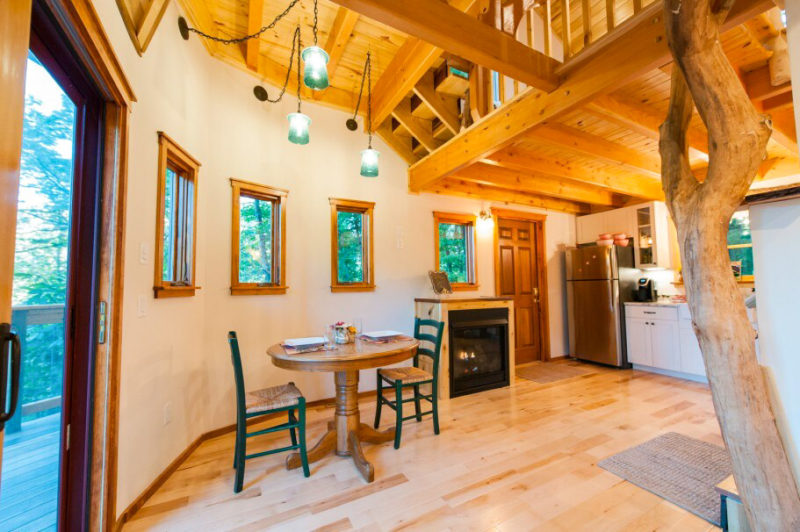 Unique Airbnbs in Asheville, North Carolina: Luxury Treehouse