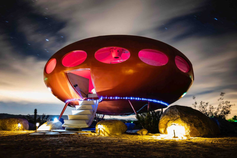 Unique Airbnbs near Joshua Tree National Park: UFO Futuro House