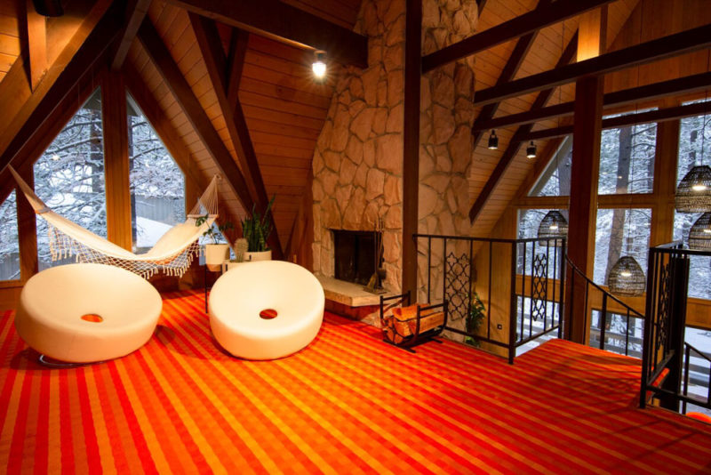 Best Airbnbs in Bend, Oregon: The Stay Away A-Frame Cabin