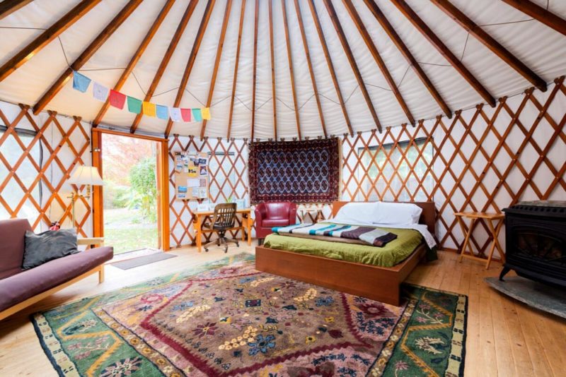 Best Airbnbs in Boise, Idaho: Urban Yurt