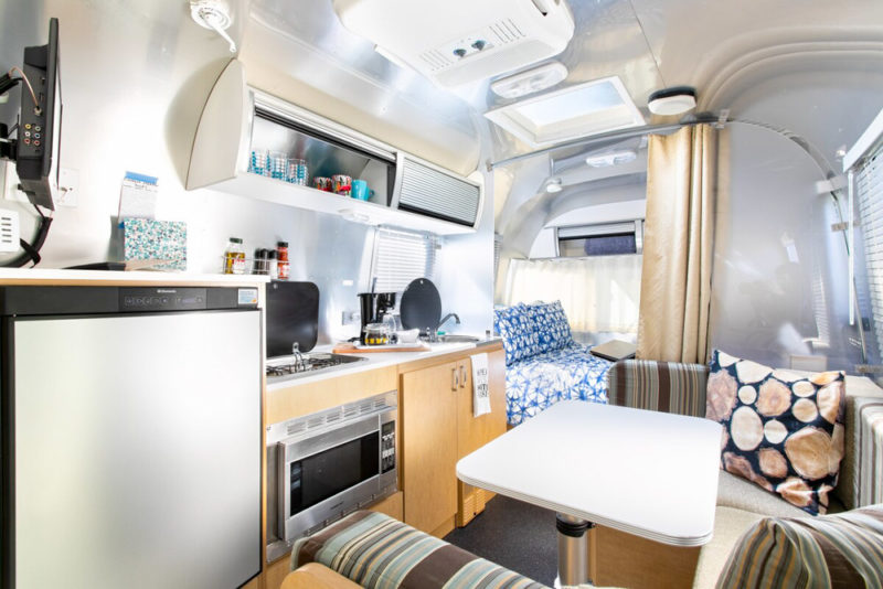 Best Airbnbs in Denver, Colorado: Lazy Lightning Airstream Trailer