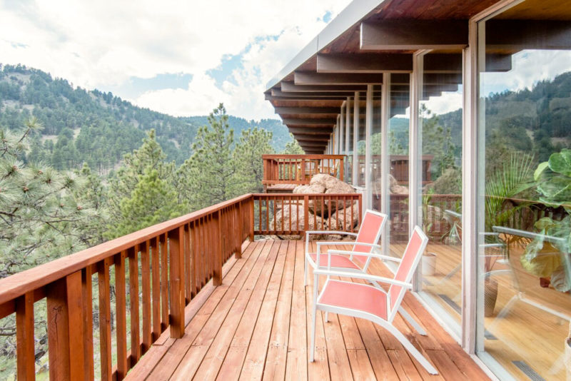 Coolest Airbnbs in Boulder, Colorado: Cliffside Home