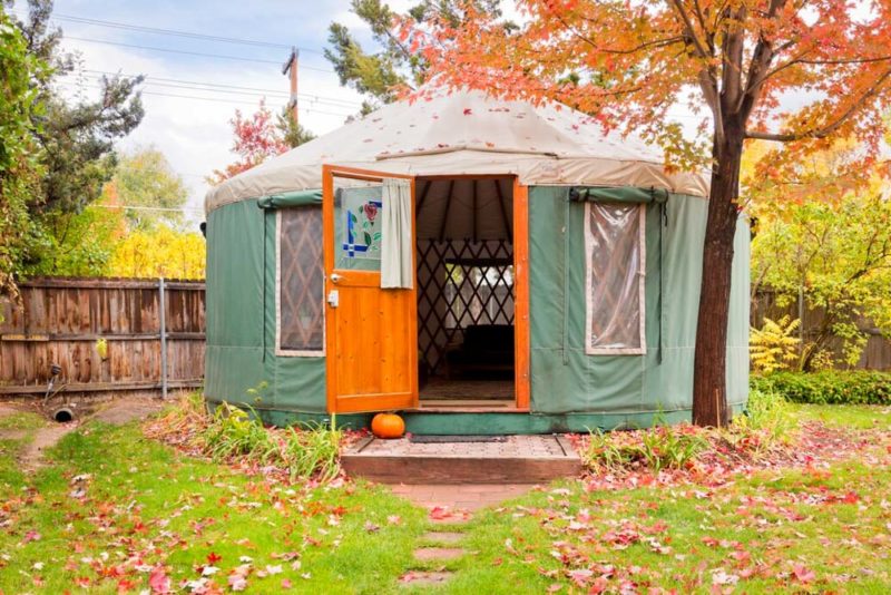 Unique Airbnbs in Boise, Idaho: Urban Yurt