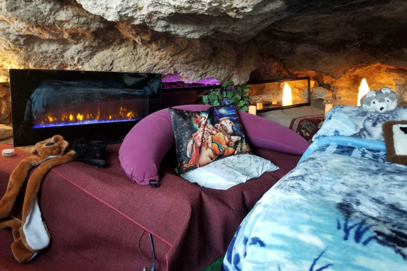 Unique Airbnbs in Sedona, Arizona: Cave Camping