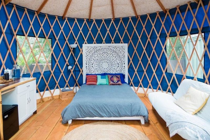 Best Airbnbs in Oahu, Hawaii: Sunset Yurt