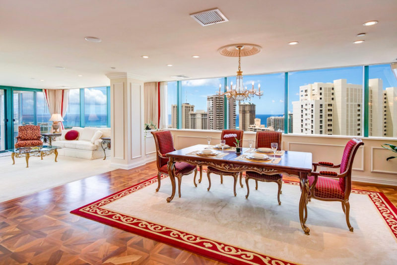 Best Airbnbs Waikiki Beach, Hawaii: Luxury Ocean Penthouse at Landmark Waikiki