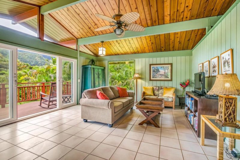 Cool Airbnbs in Hanalei Bay, Kauai: Haena Hale Estate