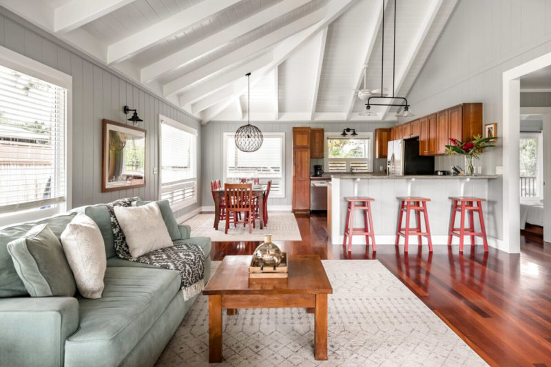 Cool Airbnbs in Hanalei Bay, Kauai: Plantation Style Home
