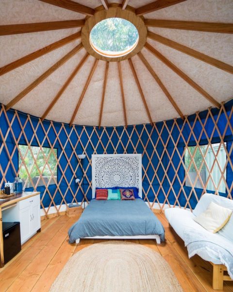 Cool Airbnbs in Oahu, Hawaii: Sunset Yurt
