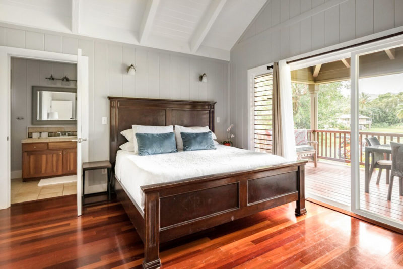 Unique Airbnbs in Hanalei Bay, Kauai: Plantation Style Home