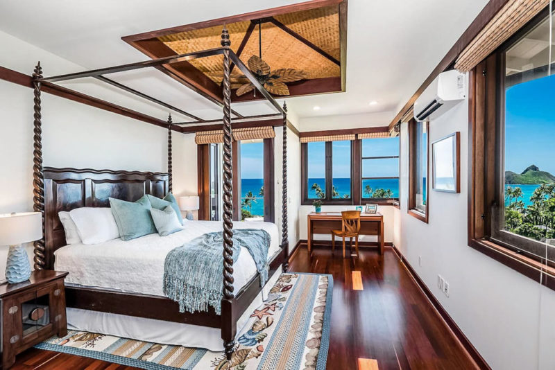 Unique Airbnbs in Kailua, Oahu: Lanikai Ocean View Villa