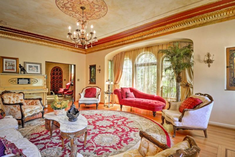 Unique Airbnbs in Ojai, California: Spanish Mansion