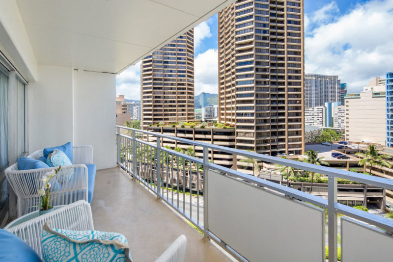 Unique Airbnbs Waikiki Beach: Ilikai Executive Suite