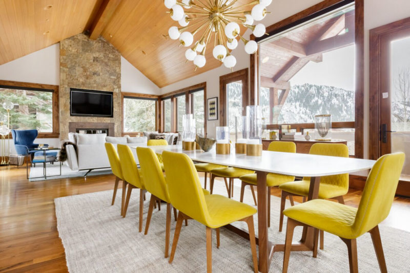 Aspen Airbnb Vacatioh Homes: Luxury Ski Lodge-Style Cabin
