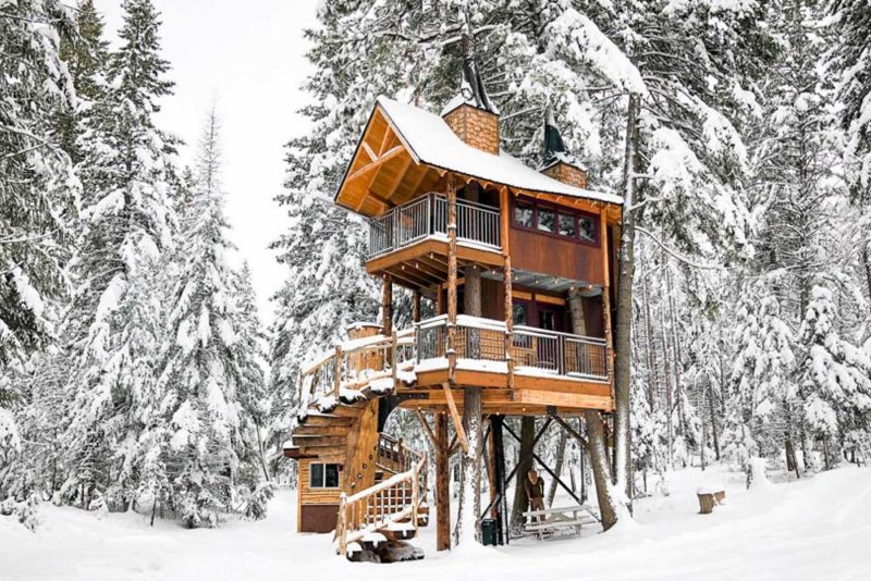 Best Glacier Airbnbs & Vacation Rentals: Treehouse Woods