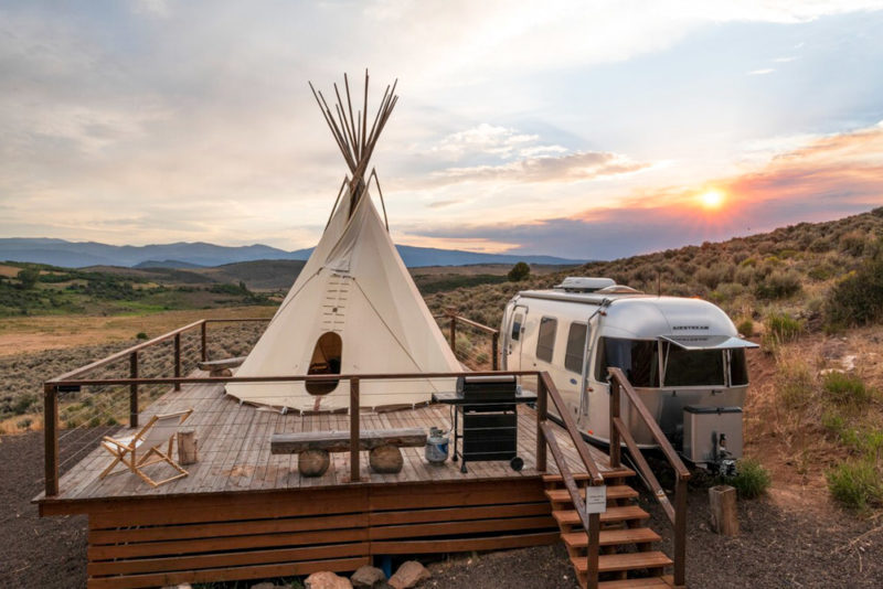 Best Aspen Airbnbs & Vacation Rentals: Glamping with Airstream & Yurt