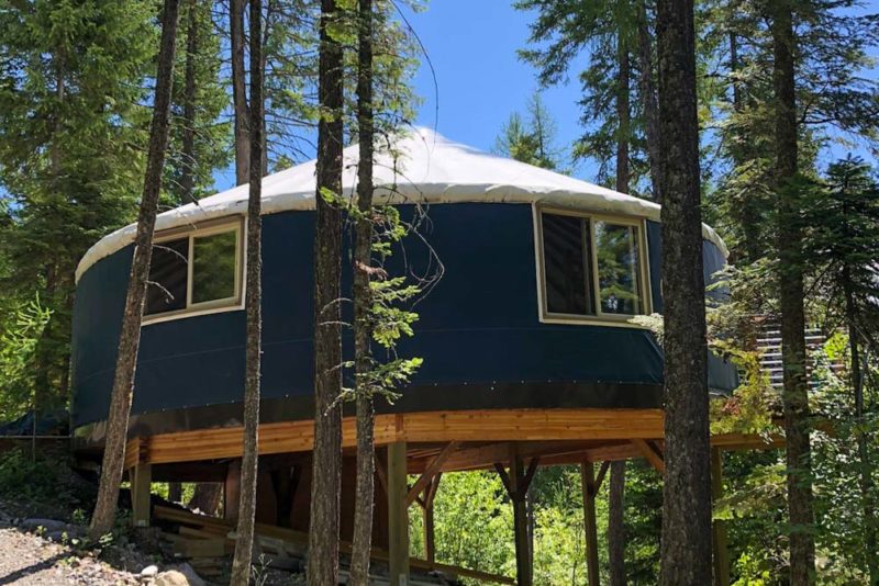 Best Airbnbs Near Glacier National Park: Pacific Yurt
