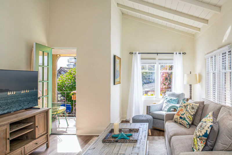 Coolest Airbnbs in Carmel-by-the-Sea, California: Artists Way Apartment