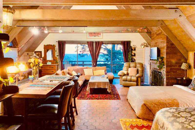 Coolest Airbnbs in Big Sur, California: Chateau-Style Studio