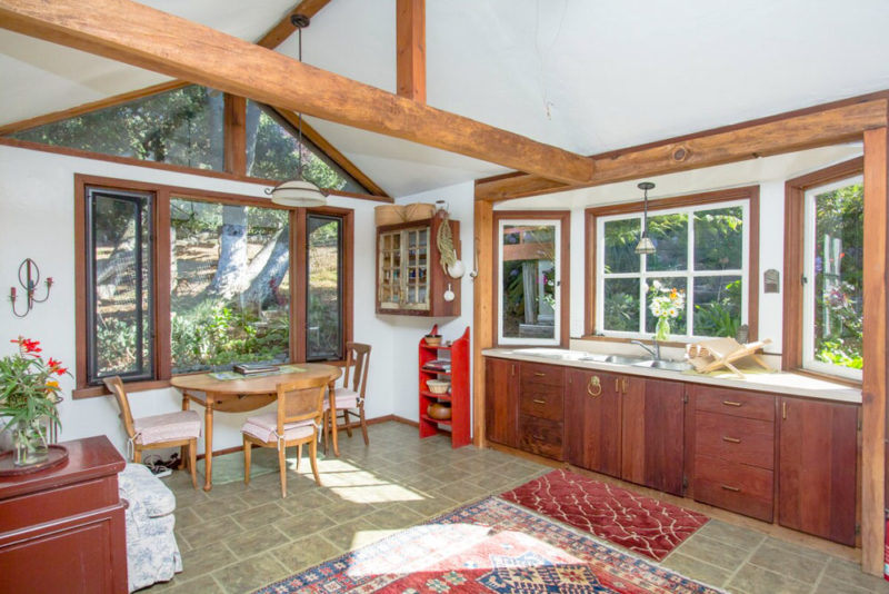 Unique Airbnbs in Big Sur, California: Goat Farm Cabin