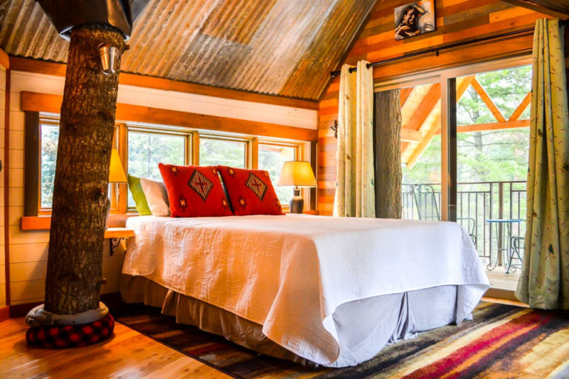 Unique Airbnbs Near Glacier National Park: Treehouse Woods