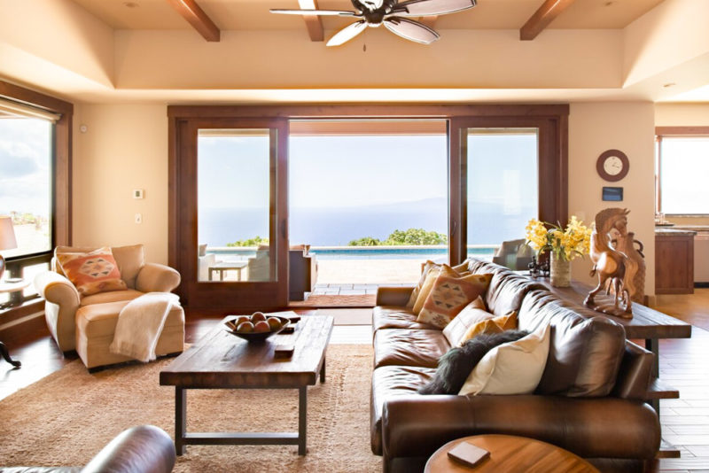Unique Airbnbs in Maui, Hawaii: Luxury Kula House