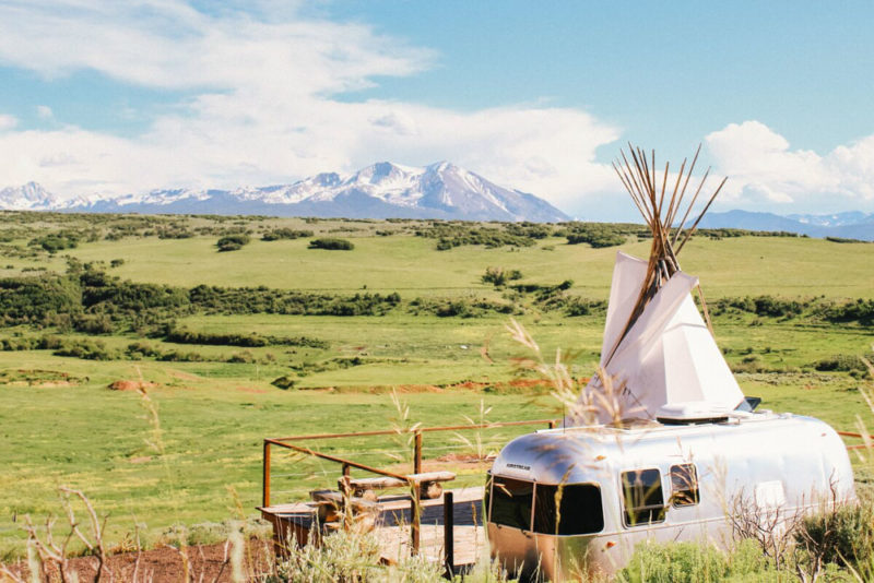 Unique Aspen Airbnbs & Vacation Rentals: Glamping with Airstream & Yurt