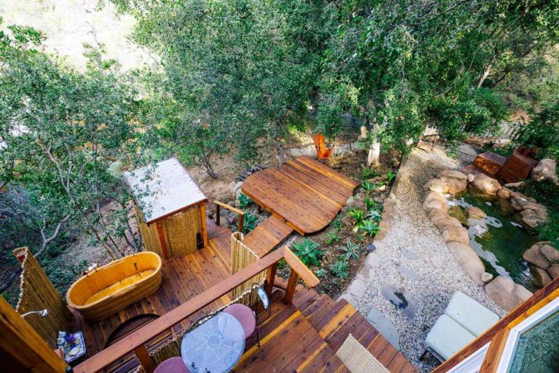 Airbnbs in Malibu, California Vacation Homes: Canyon-View Tiny House