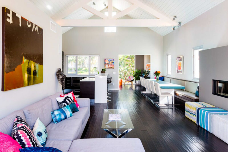 Best Airbnbs in Santa Monica, California: Artsy Beach House