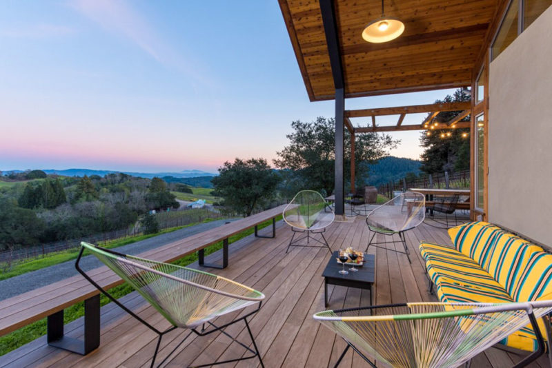 Coolest Airbnbs in Napa Valley, California: Vineyard Vista