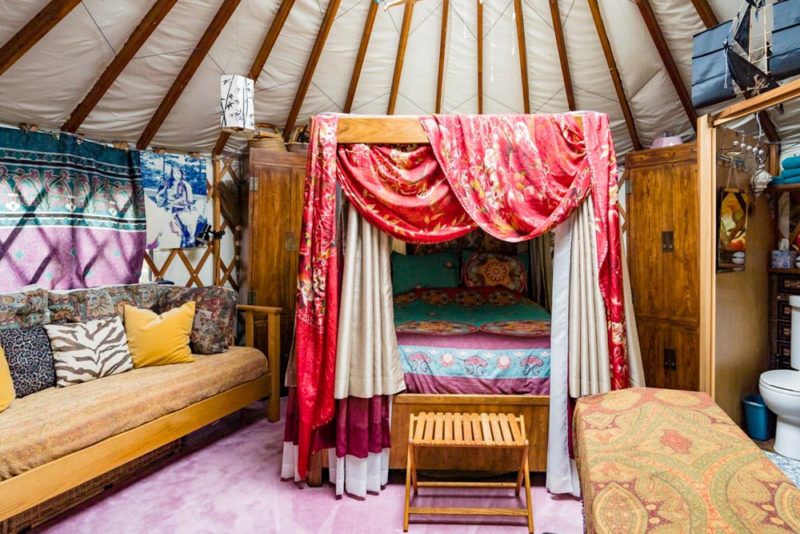 Unique Airbnbs in Seattle, Washington: Unique Yurt
