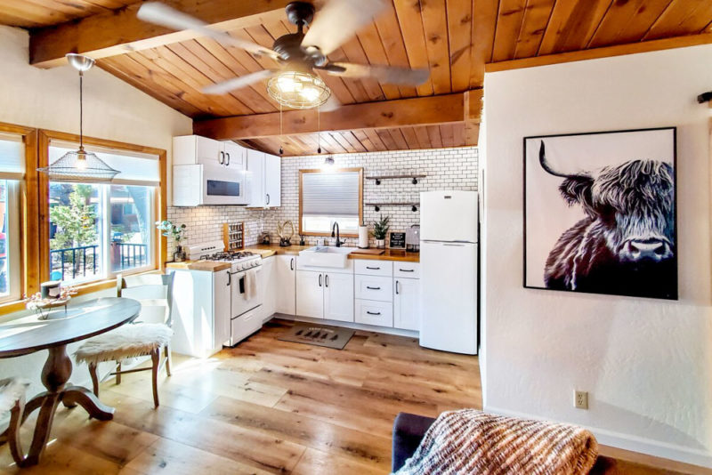 Best Airbnbs in Big Bear, California: Love Shack Tiny Cabin