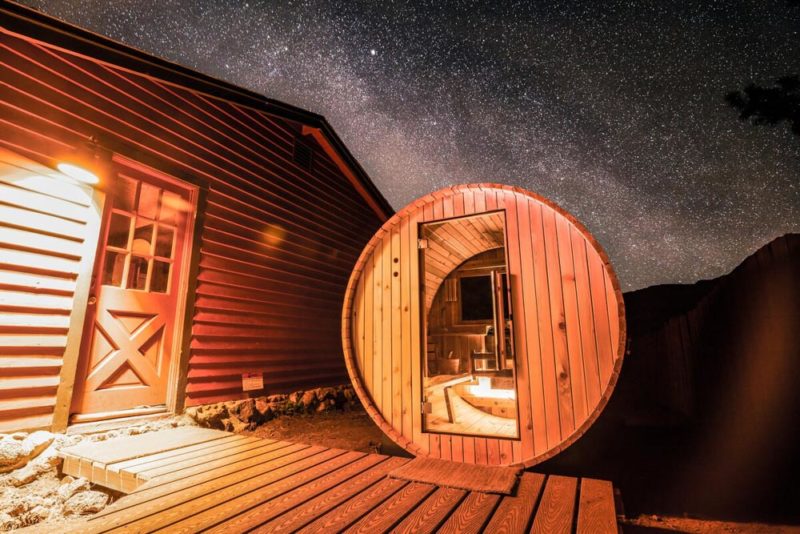 Best Airbnbs in Flagstaff, Arizona: Tiny House with Sauna in National Forest