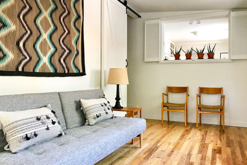 Best Airbnbs in Flagstaff, Arizona: Wild Child Modern Cottage with Sauna Hot Tub