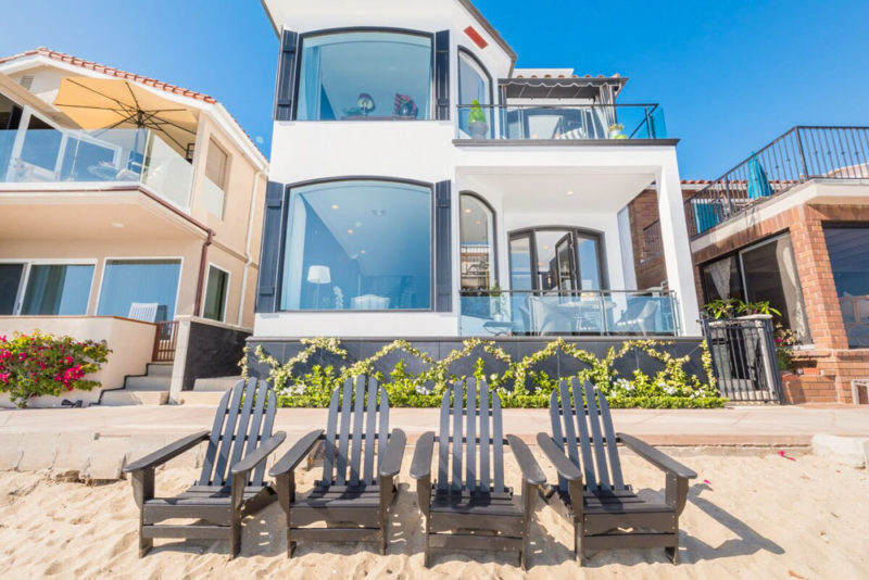 Best Airbnbs in Newport Beach, California: Elegant Beach House on Lido Isle