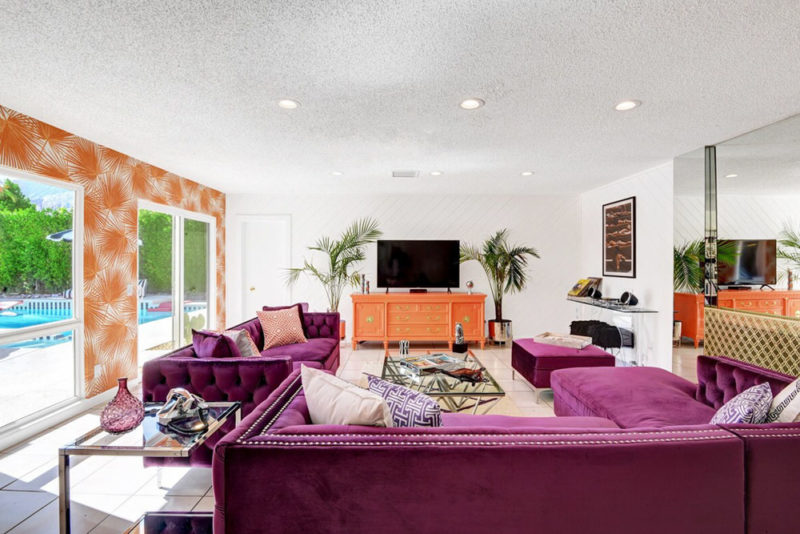 Best Airbnbs in Palm Springs, California: Mod Mirror Villa with Pool