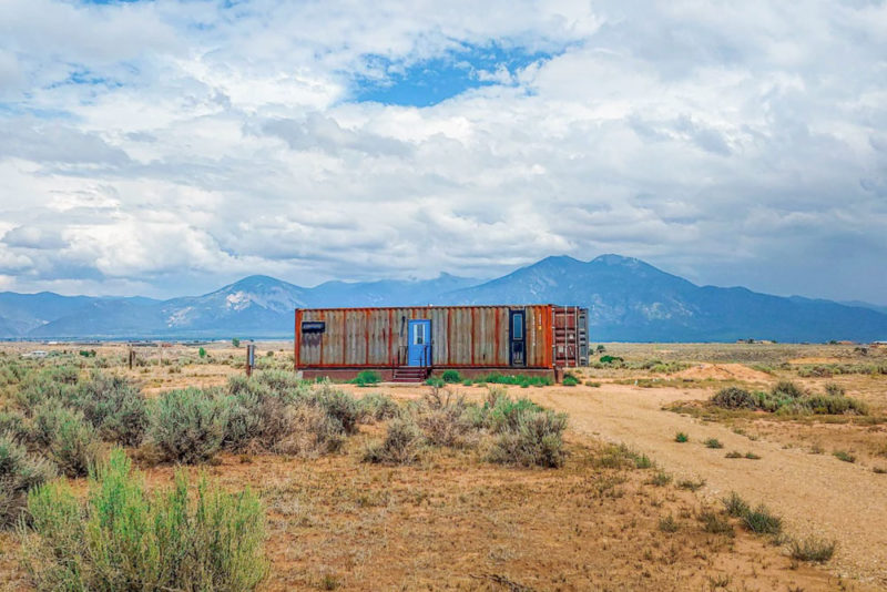 Best Taos Airbnbs & Vacation Rentals: Steel Pueblo Shipping Container Tiny Home