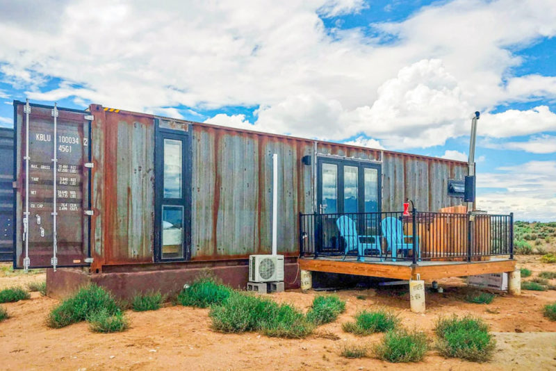Cool Taos Airbnbs & Vacation Rentals: Steel Pueblo Shipping Container Tiny Home