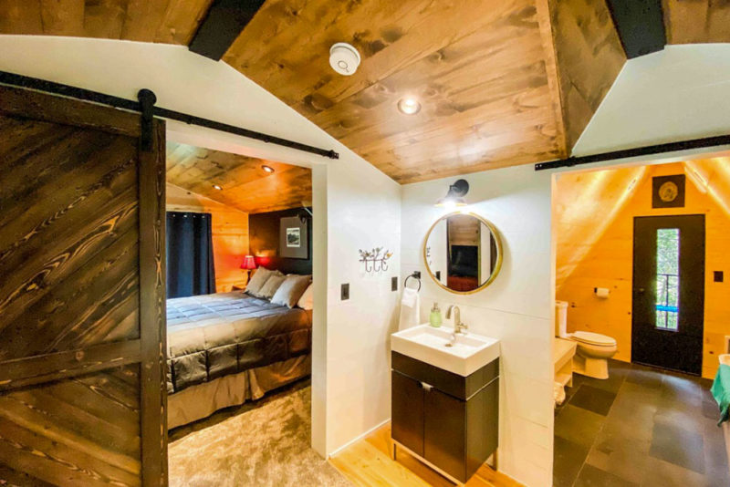 Cool Whitefish Airbnbs and Vacation Rentals: Raven's Nest Treehouse