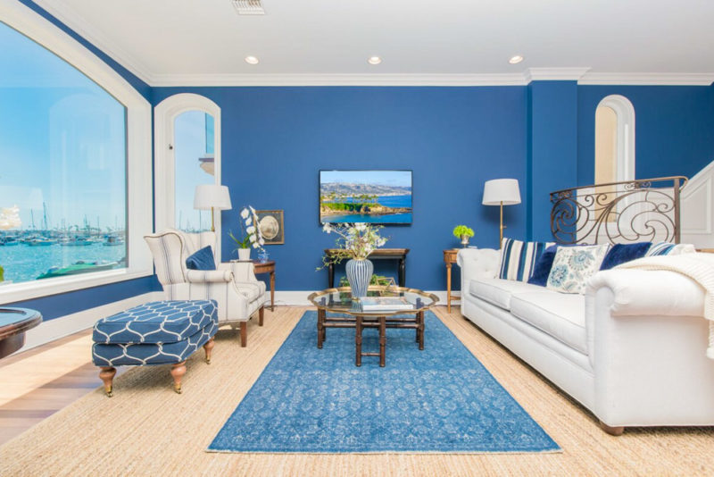 Coolest Airbnbs in Newport Beach, California: Elegant Beach House on Lido Isle