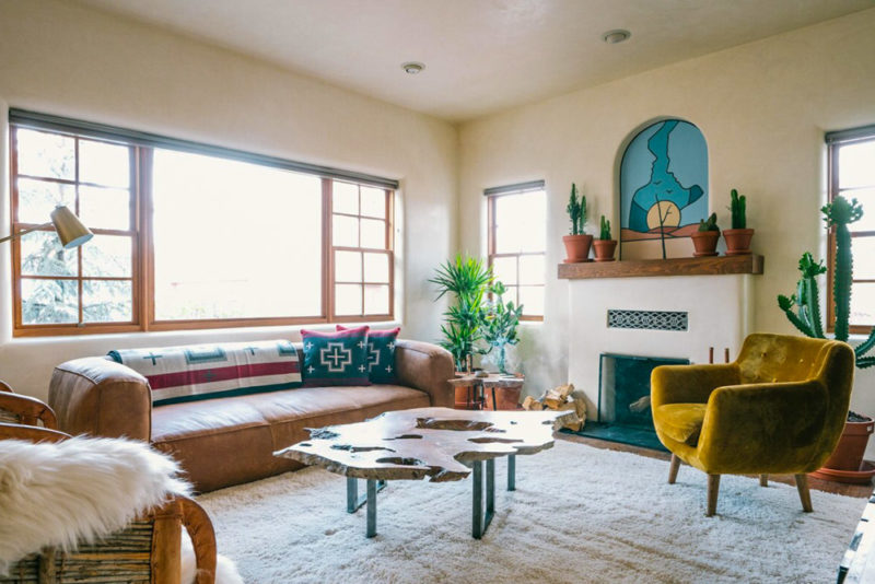 Unique Airbnbs in Santa Fe, New Mexico: Modern Designer House