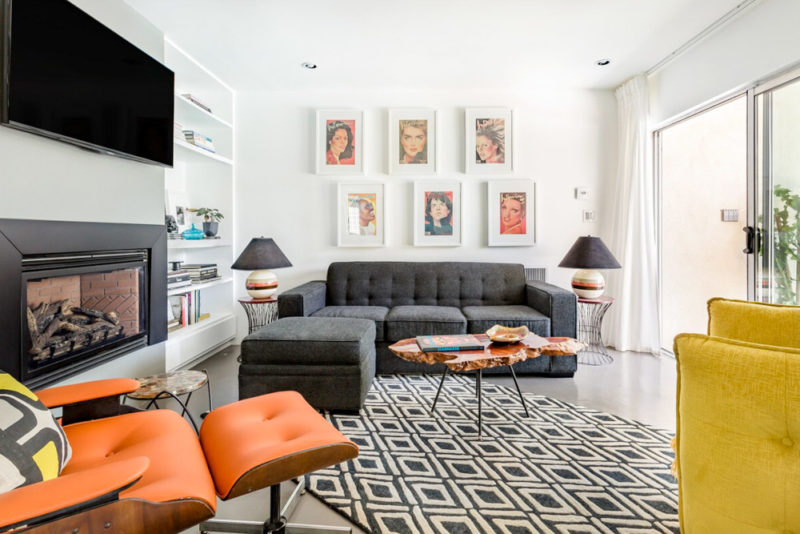 Unique Airbnbs in Palm Springs, California: Hugh Kaptur Mic-Century Modern Home
