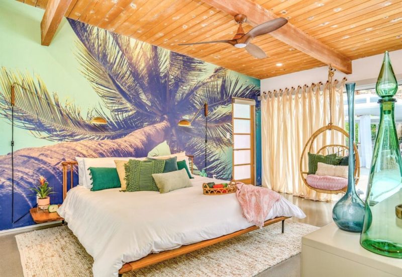 Unique Airbnbs in Palm Springs, California: PS Aloha A-Frame Home with Pool