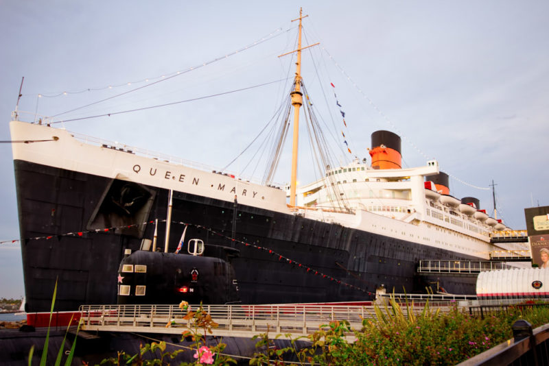 Unique Things to do in California: Queen Mary Ocean Liner in Long Beach