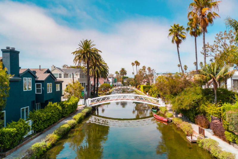Unique Things to do in California: Venice Beach Canals, Los Angeles