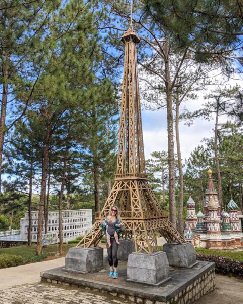 What to See in Dalat, Vietnam: Eiffel Tower at the Valley of Love