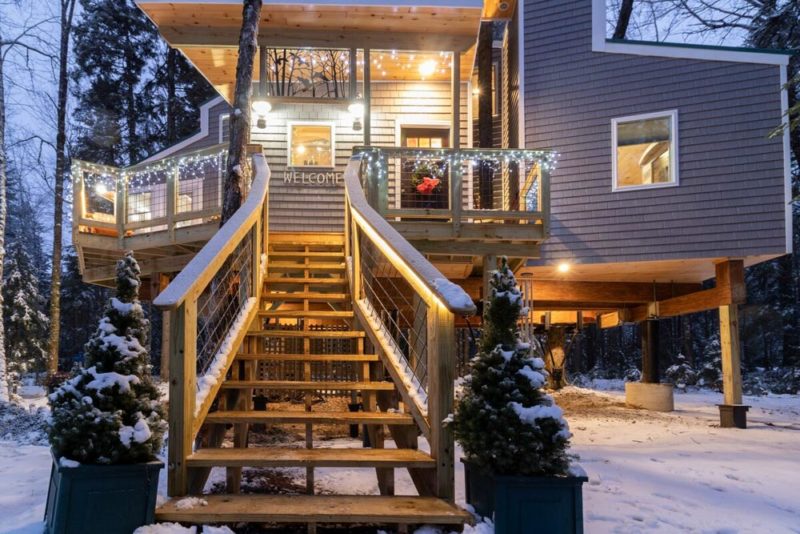 Airbnbs in Bar Harbor, Maine Vacation Homes: Private Treehouse